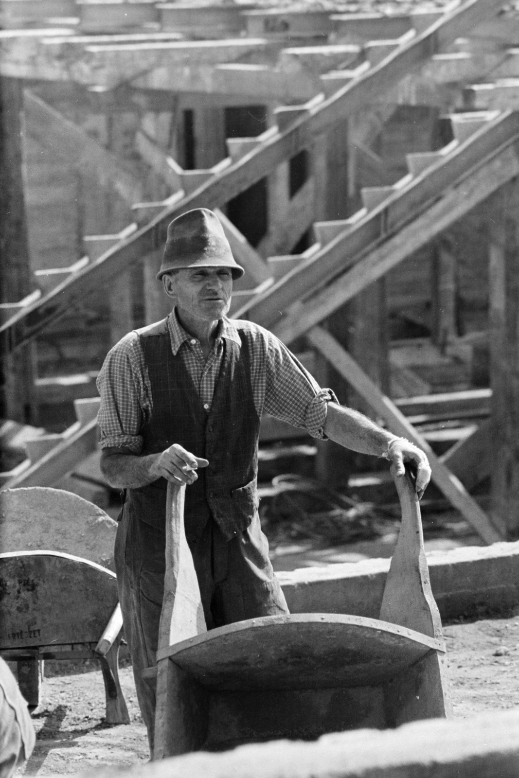 1971, Kereki Sándor, worker, construction worker, Fortepan #206045