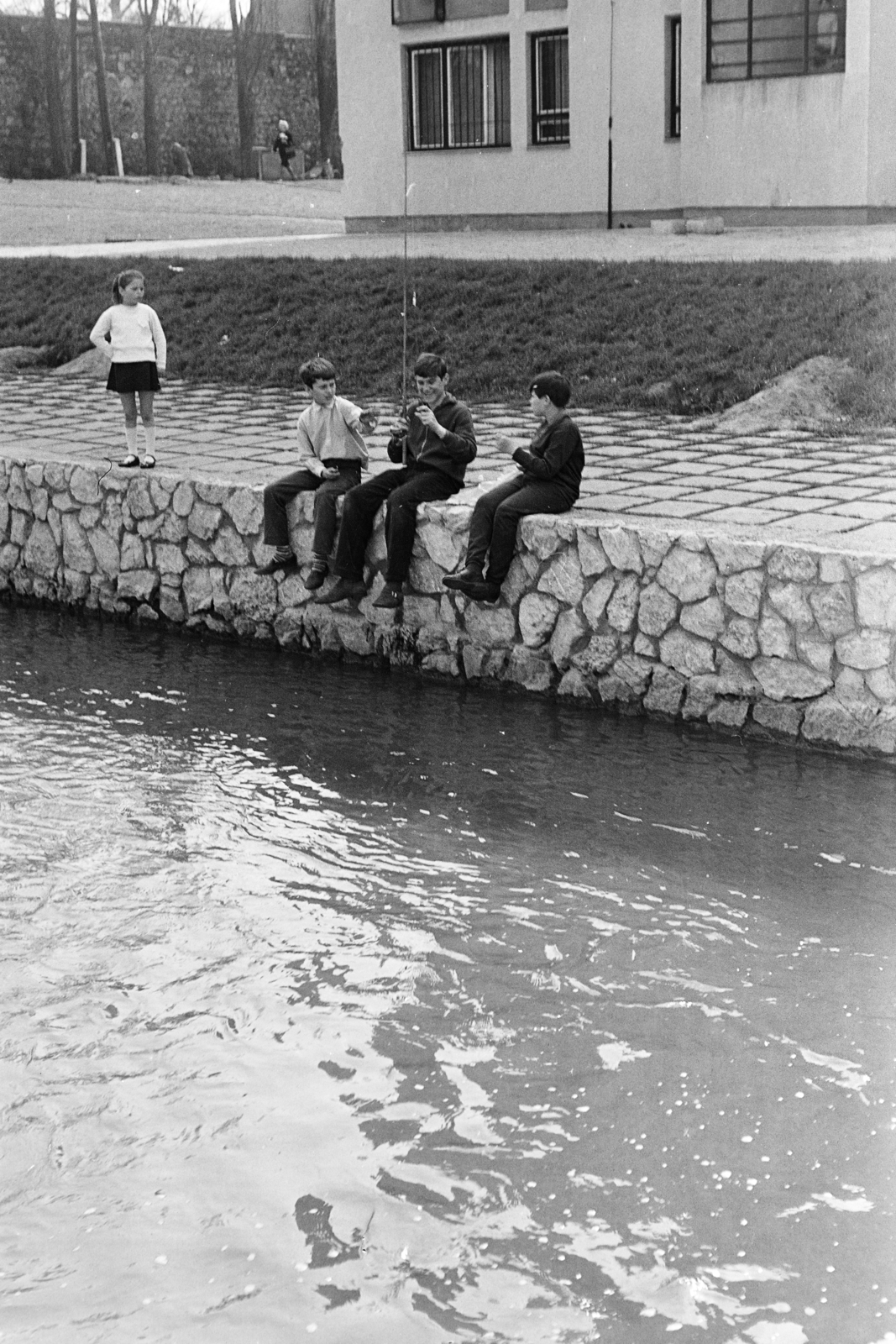 1973, Kereki Sándor, fishing, Fortepan #206145