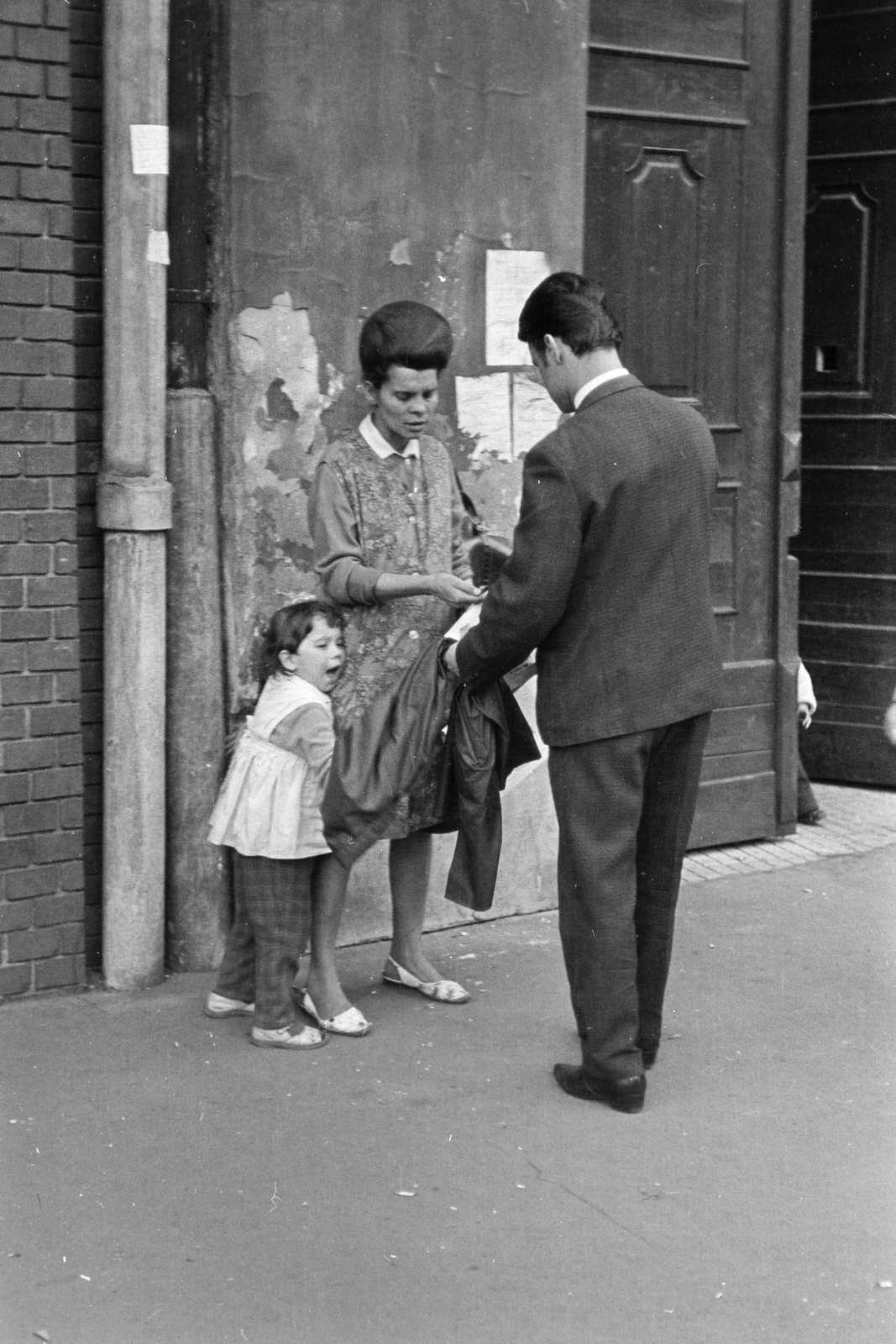 1970, Kereki Sándor, girl, mother, Fortepan #206226