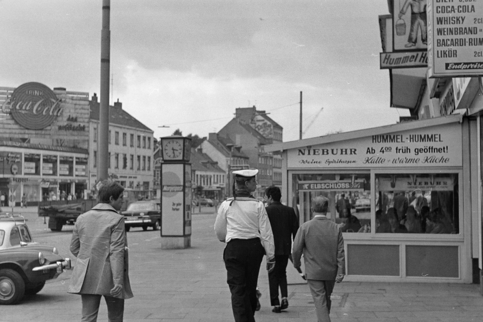 Germany, Hamburg, Reeperbahn a Hamburger Berg torkolata közelében., 1970, Kopányi György, Fortepan #206354