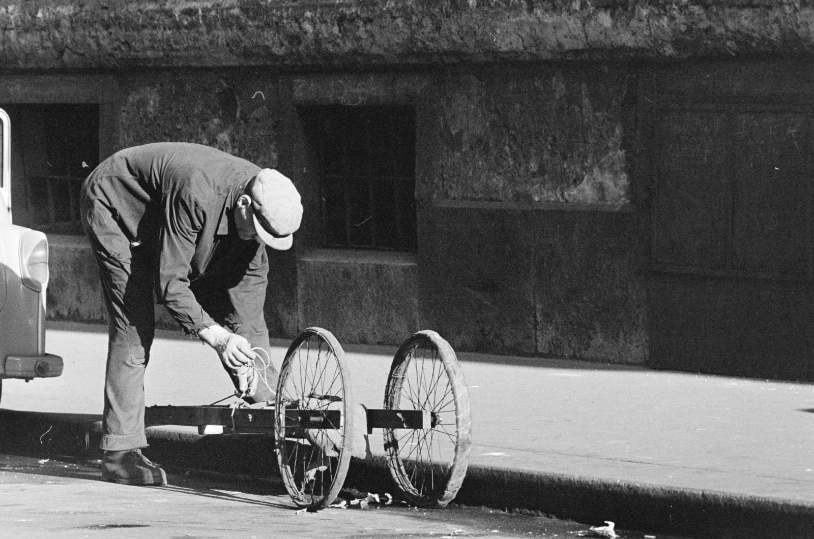1970, Kereki Sándor, wheel, Fortepan #206389