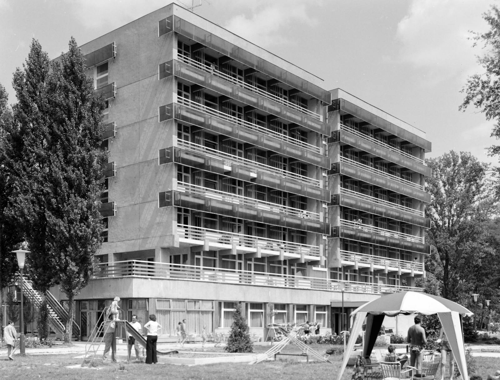 Magyarország, Balatonvilágos, Zrínyi út 135., Volán üdülő., 1976, FŐFOTÓ, Fortepan #206976