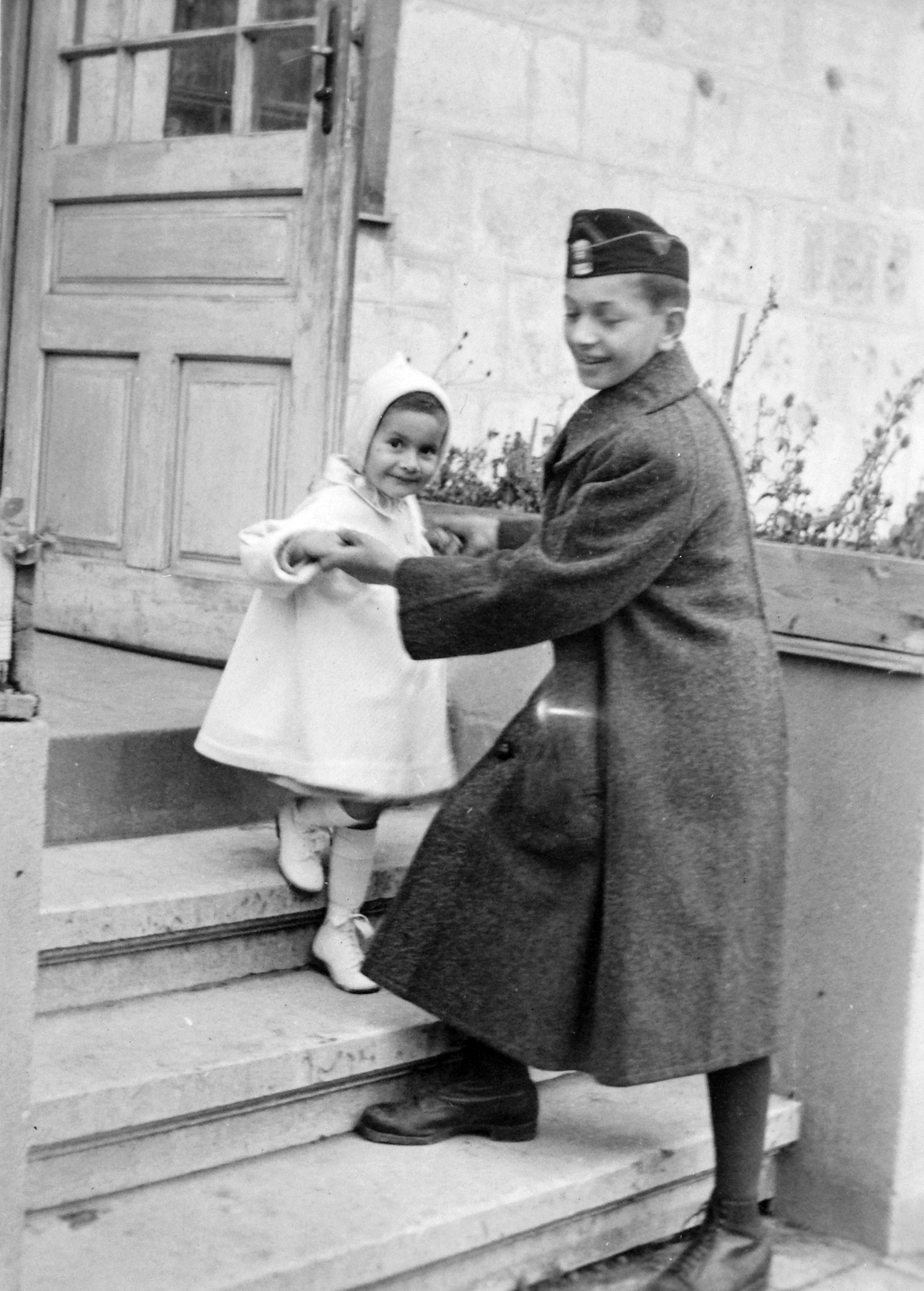 1934, Fortepan, testvérek, kézenfogva, Fortepan #20720