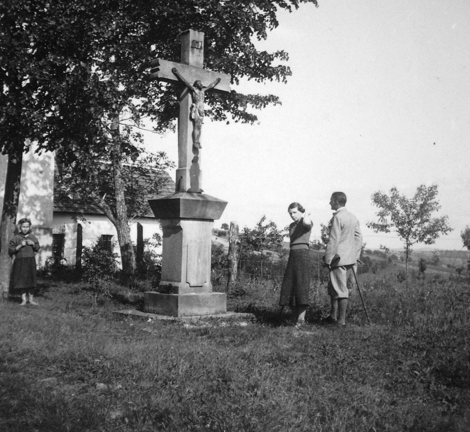 1934, Fortepan, cross, crucifix, Fortepan #20721