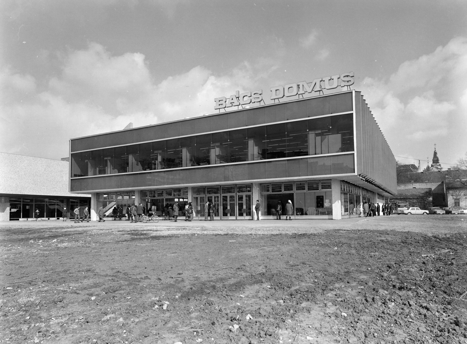 Hungary, Kecskemét, Deák Ferenc tér 6., Bács Domus Áruház., 1977, FŐFOTÓ, Domus Enterprise, Fortepan #207243