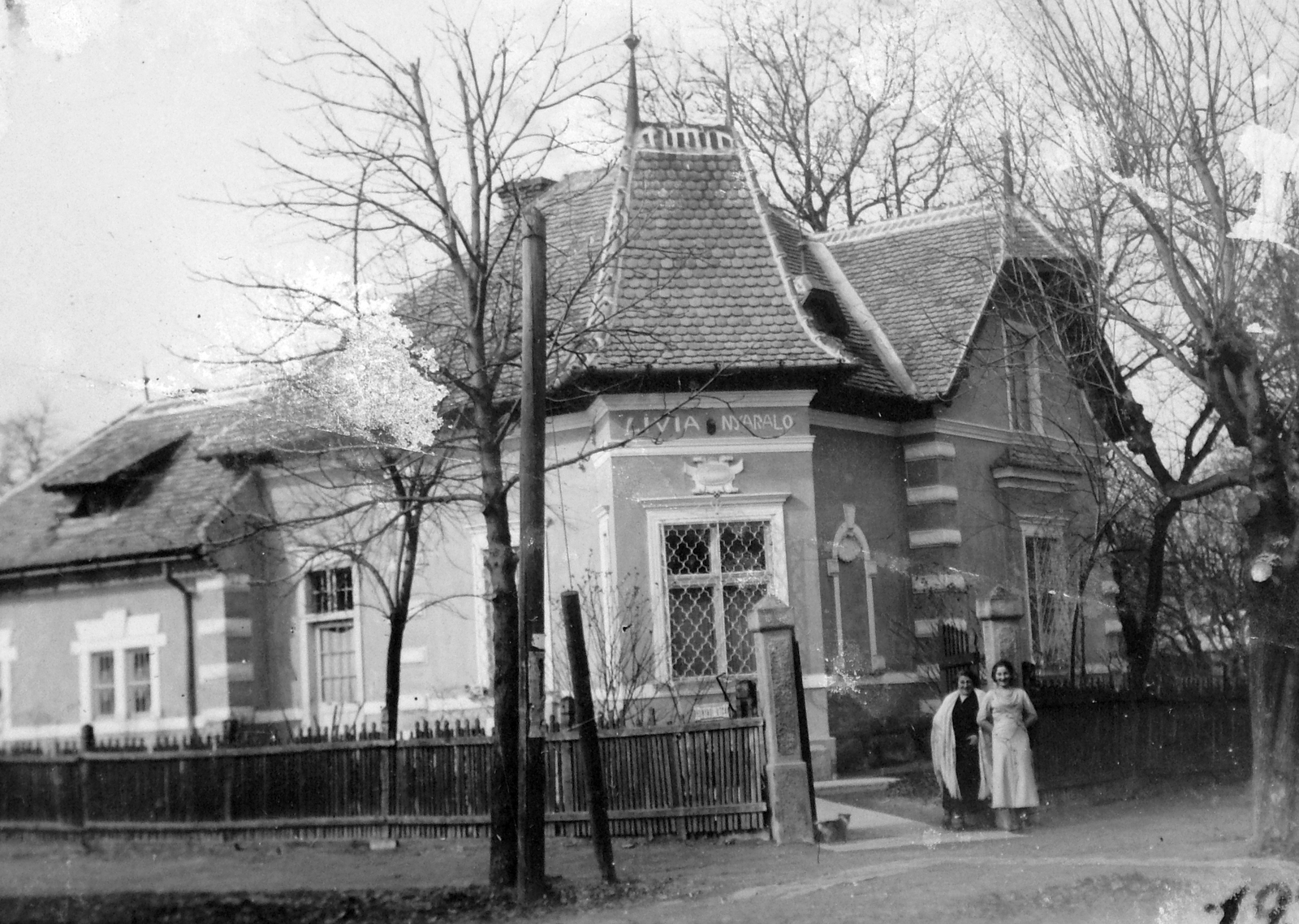 1930, Fortepan, label, women, holiday house, double portrait, Fortepan #20744
