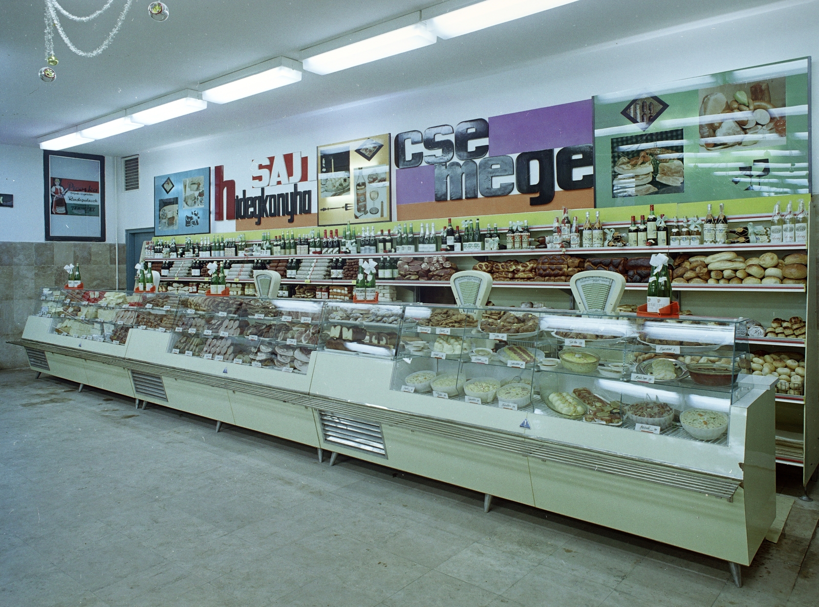 Hungary, Budapest XIII., Szent István körút 4., Duna élelmiszer-áruház., 1967, FŐFOTÓ, grocery store, shop interior, Budapest, deli counter, Fortepan #207518