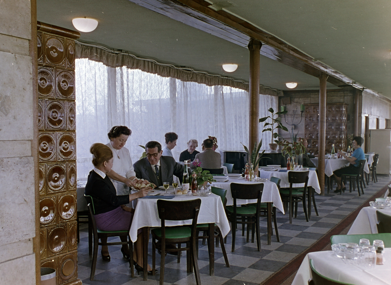 Hungary, untitled, Budapest XII., a Gyermekvasút (Úttörővasút) végállomása, étterem., 1967, FŐFOTÓ, Budapest, Fortepan #207548