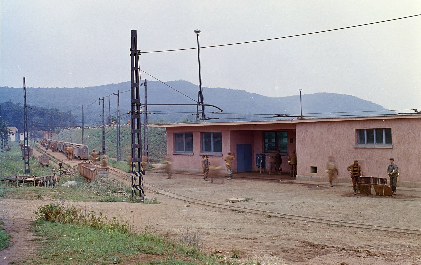 Hungary, Kincsesbánya, bányavasút a bauxitbánya rakodótelepénél., 1967, FŐFOTÓ, colorful, Fortepan #207590