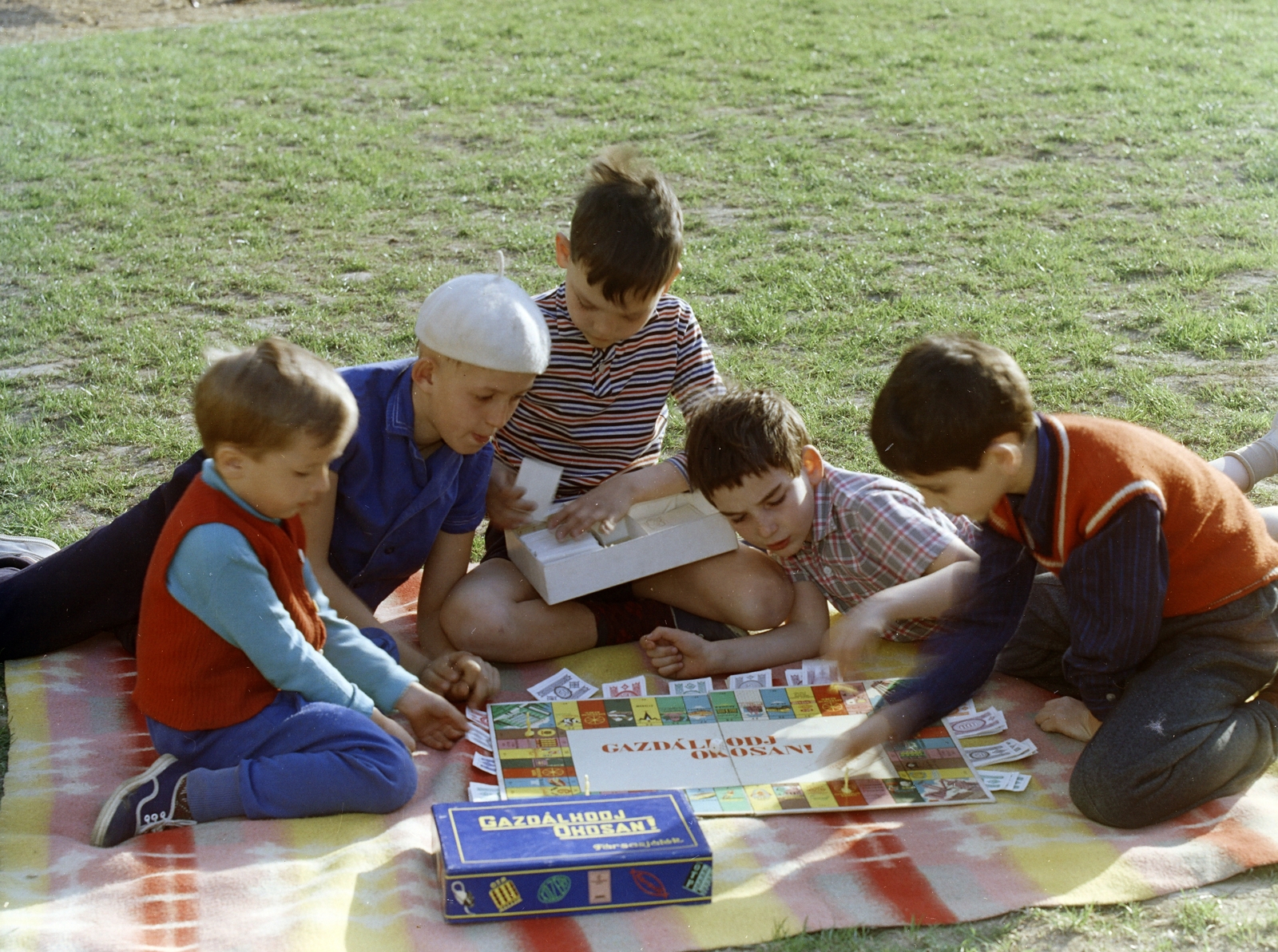 1968, FŐFOTÓ, colorful, board game, Fortepan #207641
