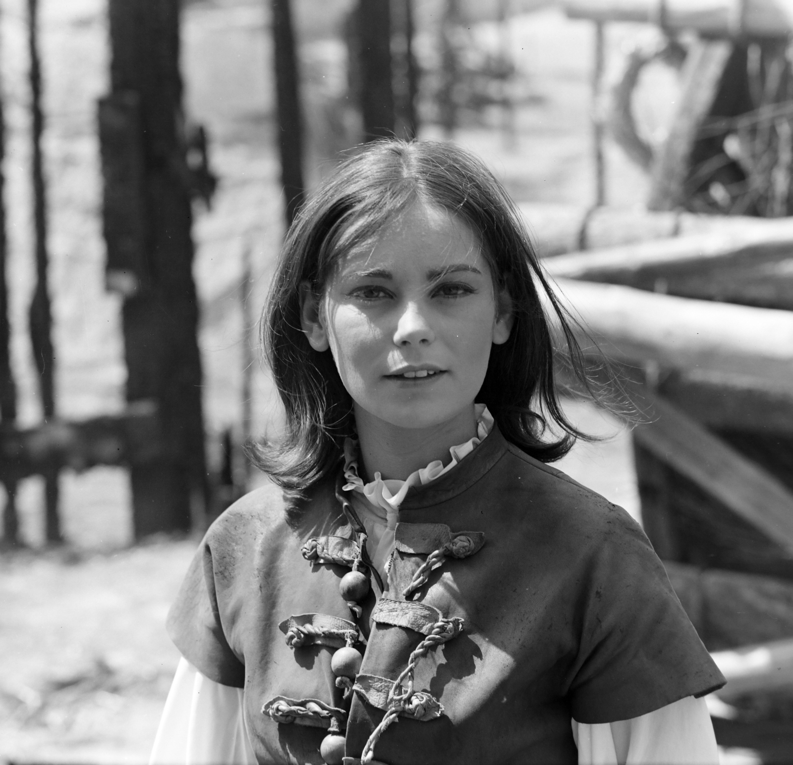 Hungary, Pilisborosjenő, Venczel Vera színművész Cecey Éva szerepében, az Egri csillagok című film forgatásakor., 1968, FŐFOTÓ, filming, Fortepan #207685