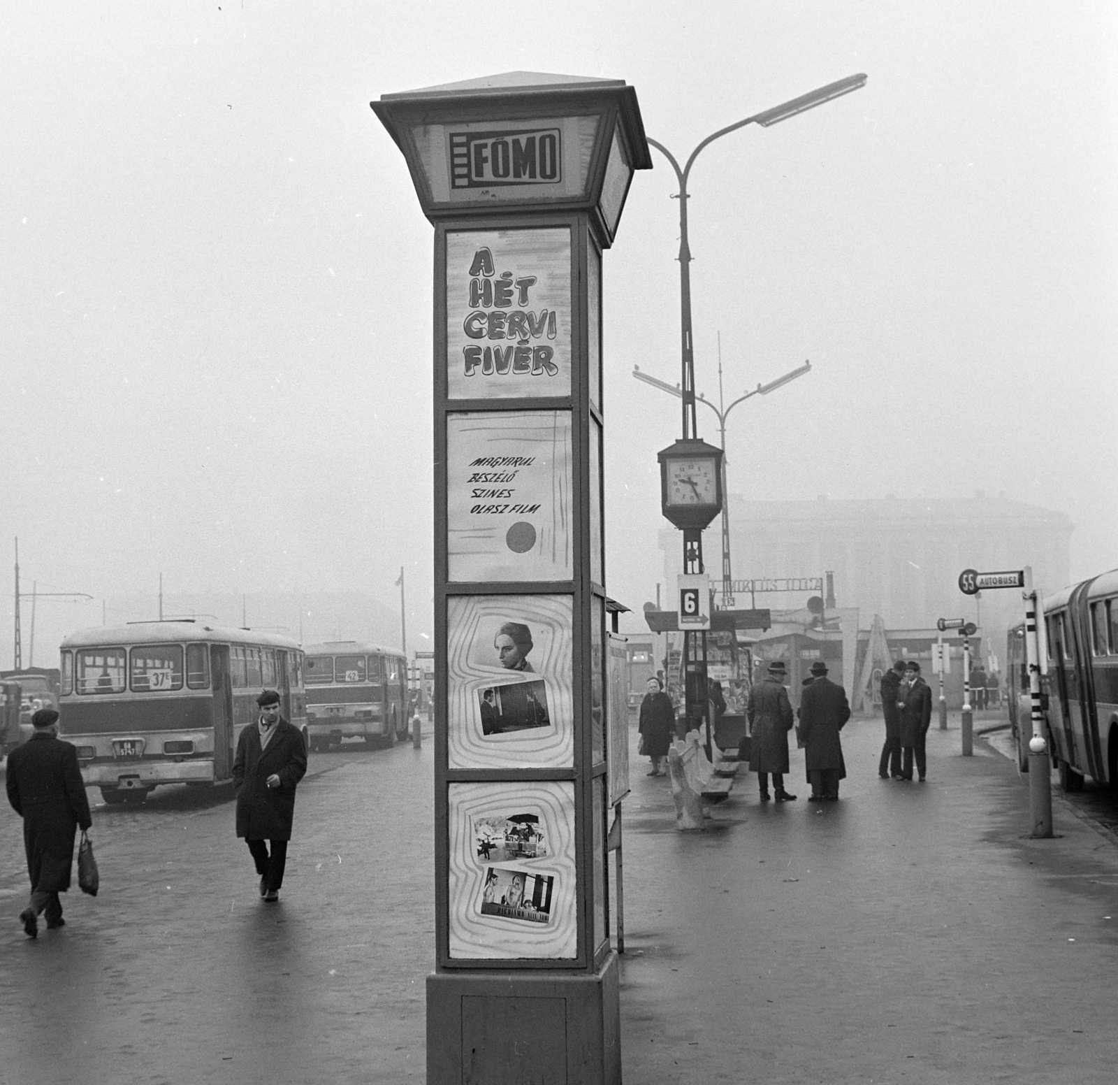 Magyarország, Óbuda, Budapest III., Szentendrei út, Miklós utcai autóbusz-végállomás., 1968, FŐFOTÓ, Budapest, Fortepan #207794