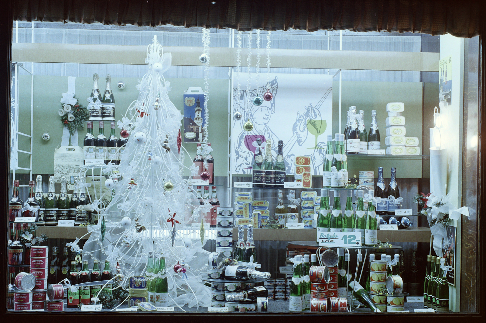 1968, FŐFOTÓ, Show window, Fortepan #207899