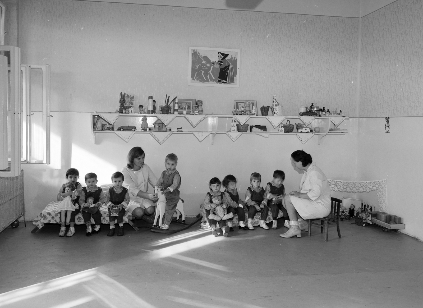 1969, FŐFOTÓ, nursery, kids, Fortepan #208132