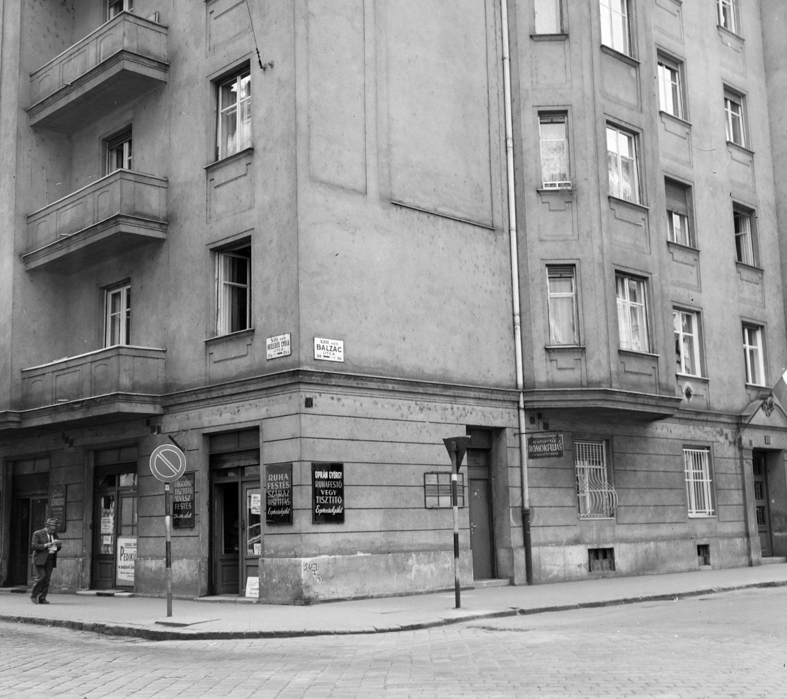 Hungary, Budapest XIII., Hegedűs Gyula utca - Balzac utca sarok., 1969, FŐFOTÓ, Budapest, Fortepan #208168