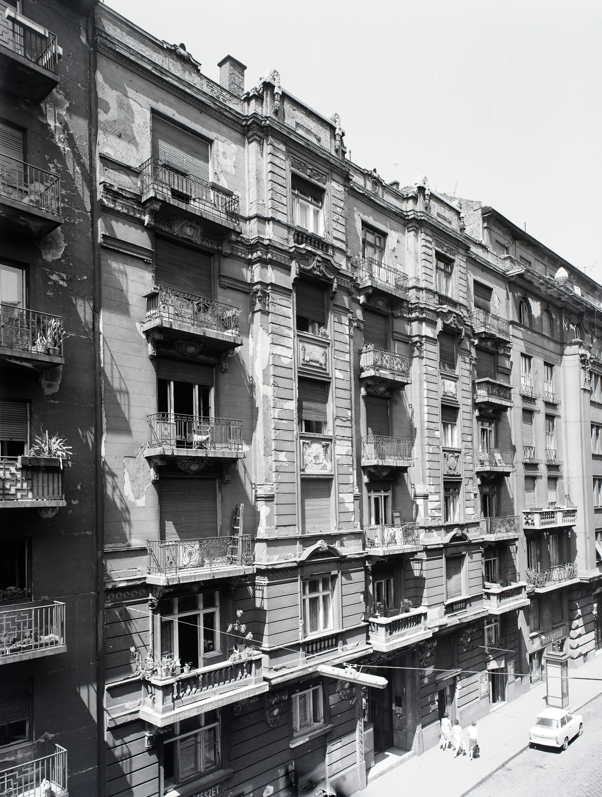 Hungary, Budapest V., Nagy Ignác utca a Stollár Béla utca felől a Balaton utca felé nézve, szemben középen a 14-es számú ház., 1968, FŐFOTÓ, Budapest, Fortepan #208308