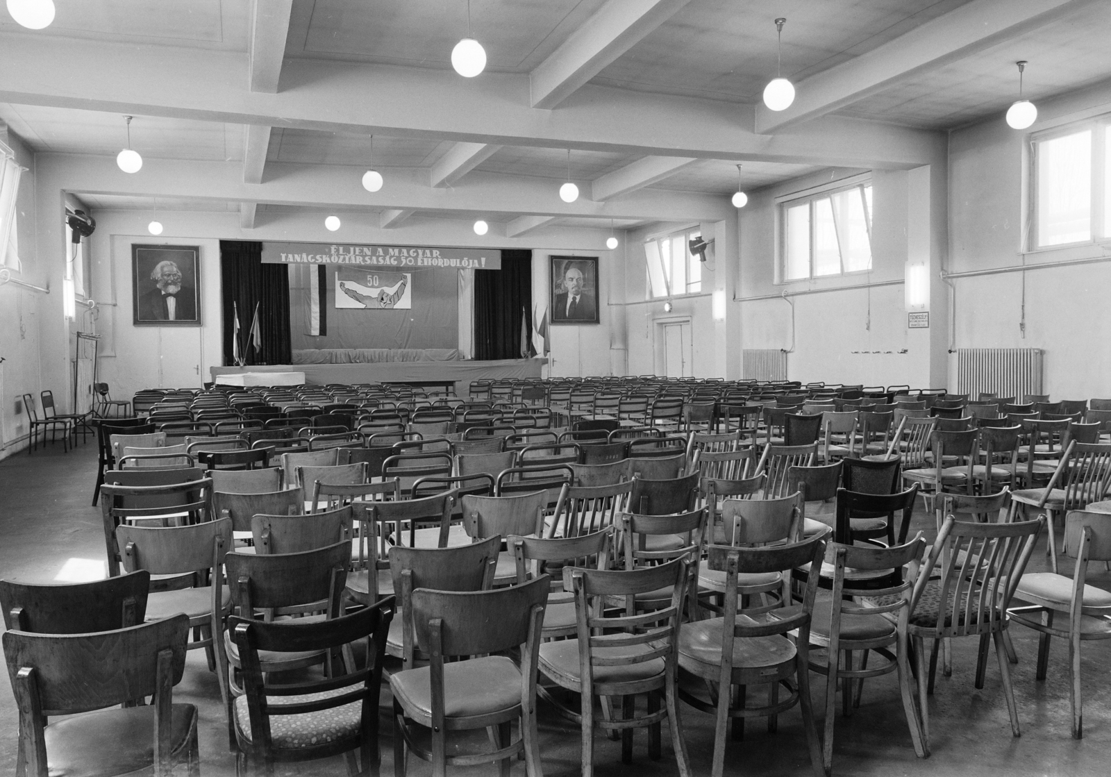 1969, FŐFOTÓ, lecture hall, Fortepan #208369