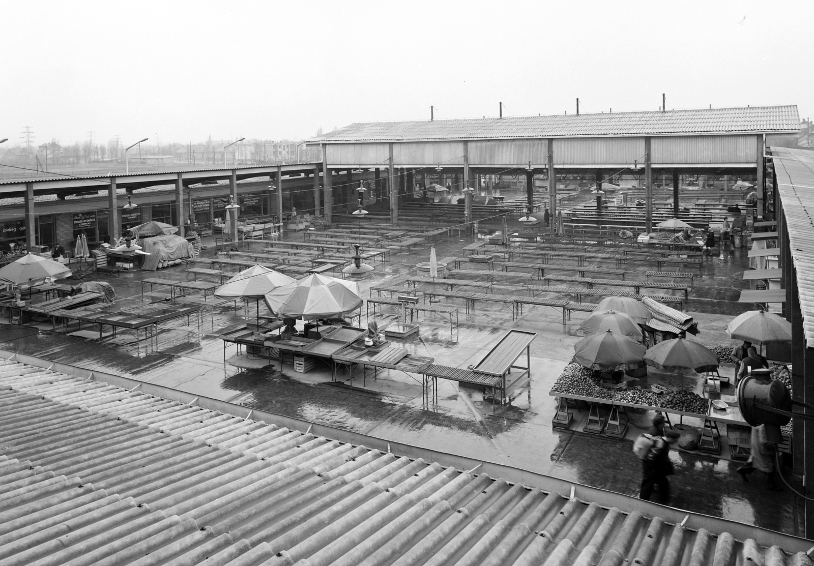 Magyarország, Budapest XIV., Csömöri út 9-11., Bosnyák téri Vásárcsarnok., 1969, FŐFOTÓ, Budapest, Fortepan #208378