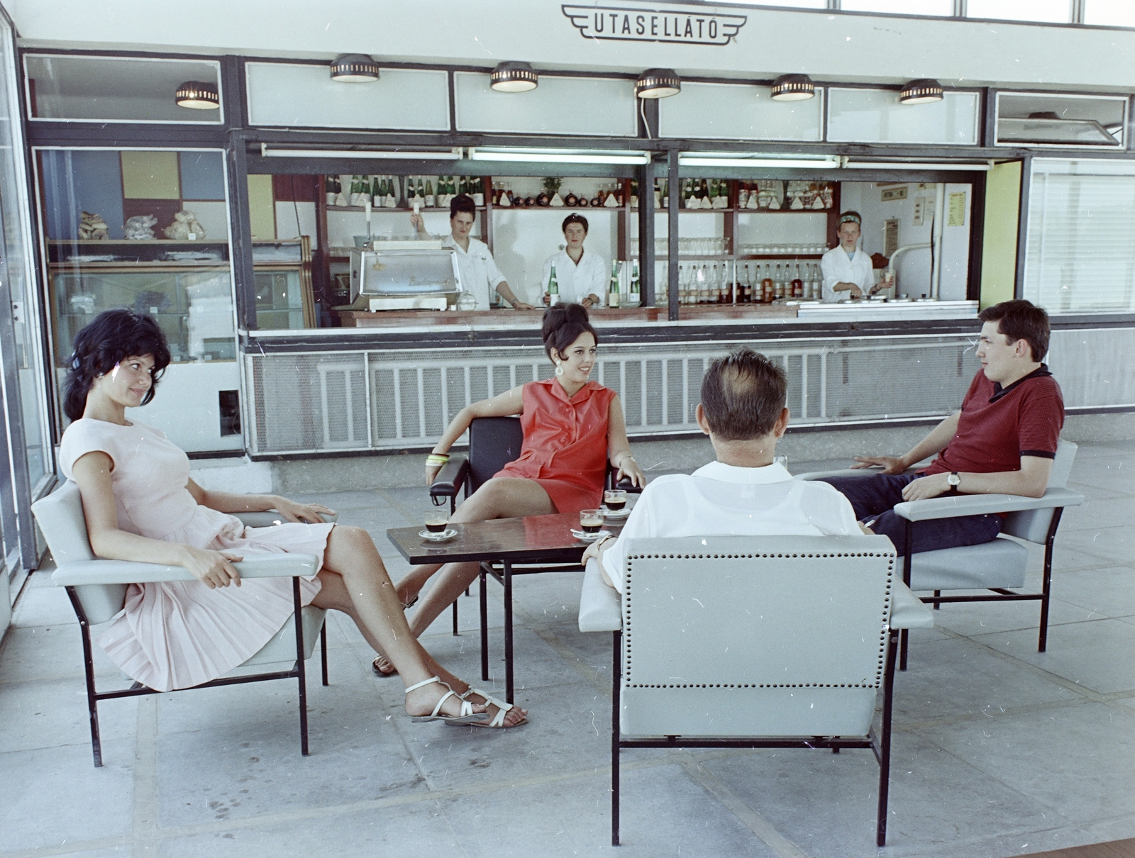 Magyarország,Balaton, Szántód, rév, az Utasellátó Vállalat büféje., 1969, FŐFOTÓ, utasellátó, Fortepan #208437