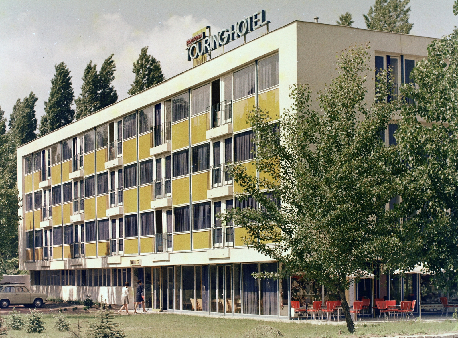 Magyarország,Balaton, Szántód, Szent István utca 2., Touring Hotel., 1969, FŐFOTÓ, Fortepan #208461