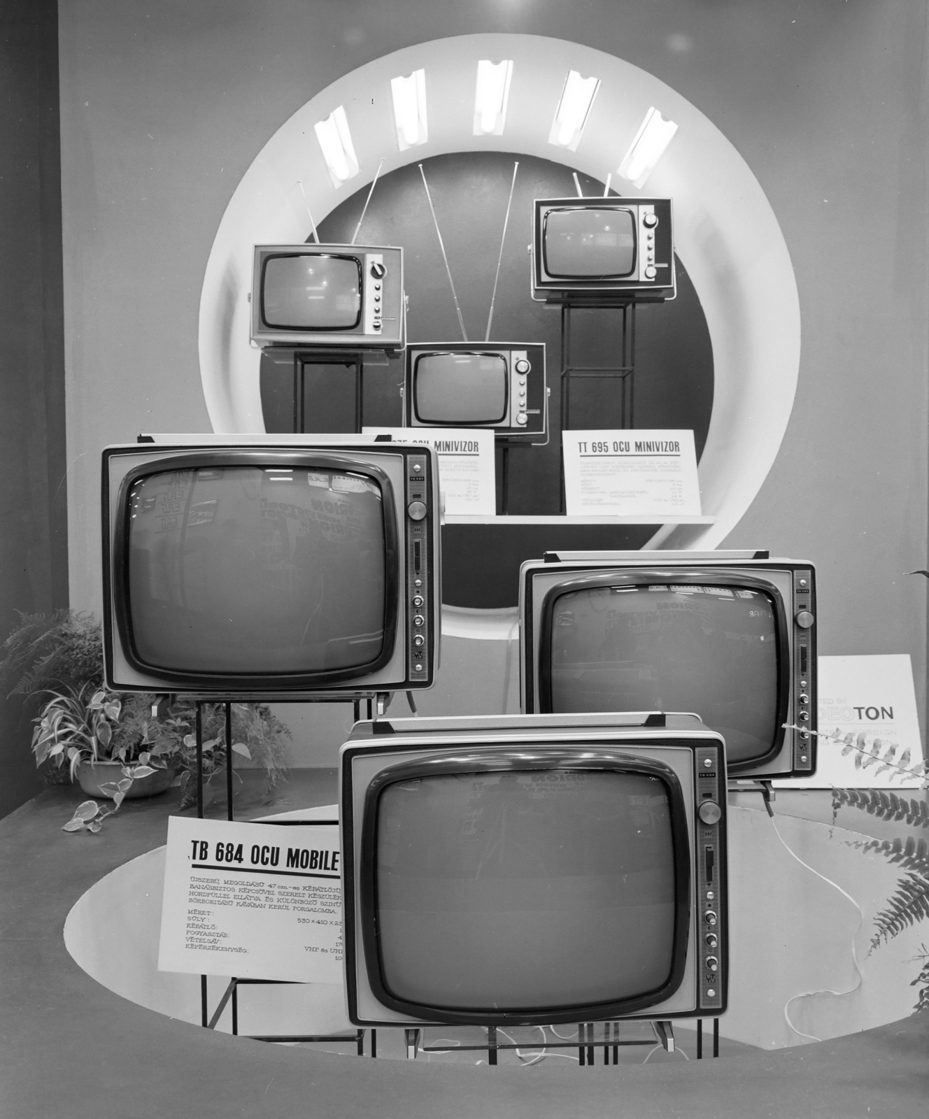 Magyarország, Városliget,Budapesti Nemzetközi Vásár, Budapest XIV., 1969, FŐFOTÓ, televízió, Budapest, reklámfotó, Fortepan #208631