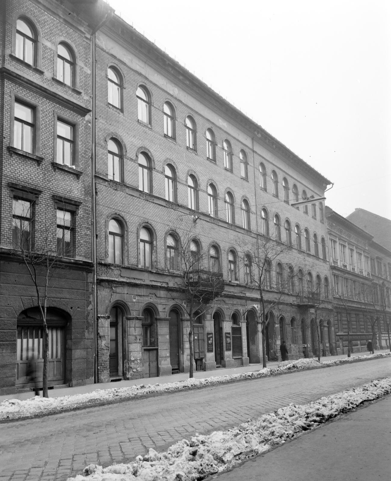 Hungary, Budapest VII., Nefelejcs utca, szemben középen a 25-ös és 23-as számú ház., 1970, FŐFOTÓ, Budapest, Fortepan #208802