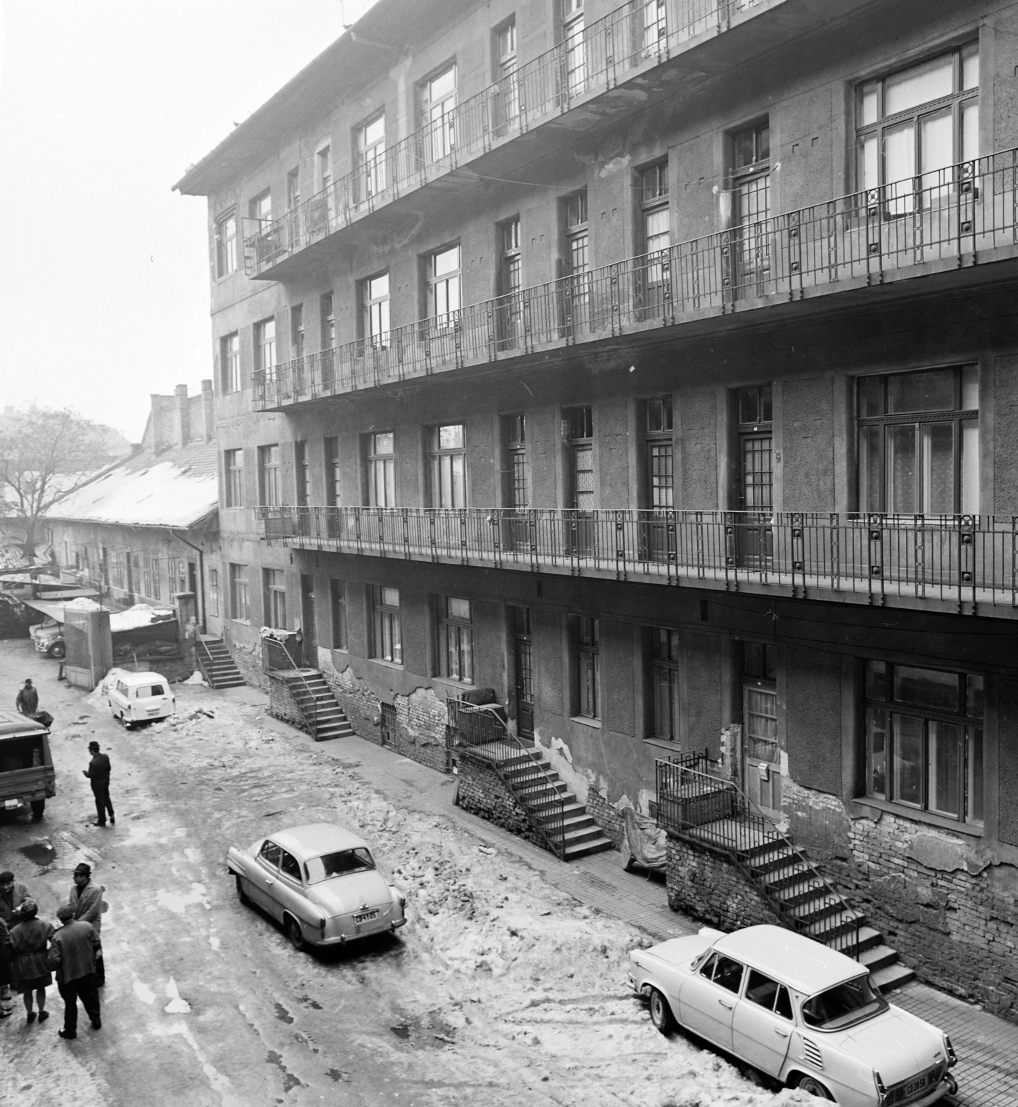 Hungary, Budapest XIII., a Szabolcs utca 29-es számú ház udvara., 1970, FŐFOTÓ, Budapest, Fortepan #208809