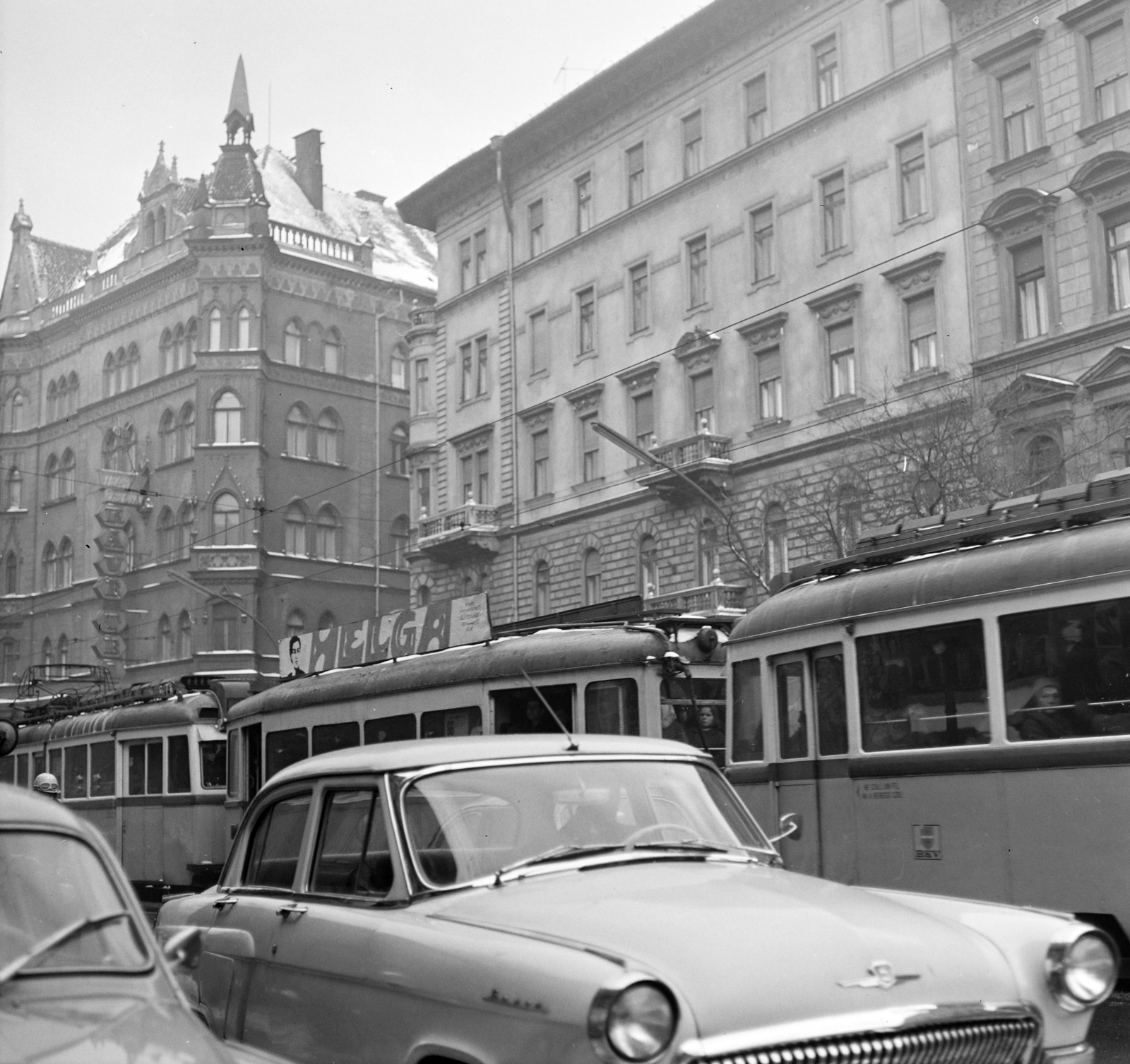 Hungary, Budapest V., Erzsébet (Lenin) körút, balra a háttérben a Wesselényi utca., 1970, FŐFOTÓ, Budapest, Fortepan #208852