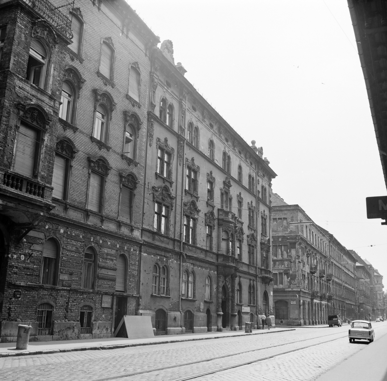 Hungary, Budapest VII., Bethlen Gábor utca, balra a Peterdy utca torkolata., 1970, FŐFOTÓ, Budapest, Fortepan #208932
