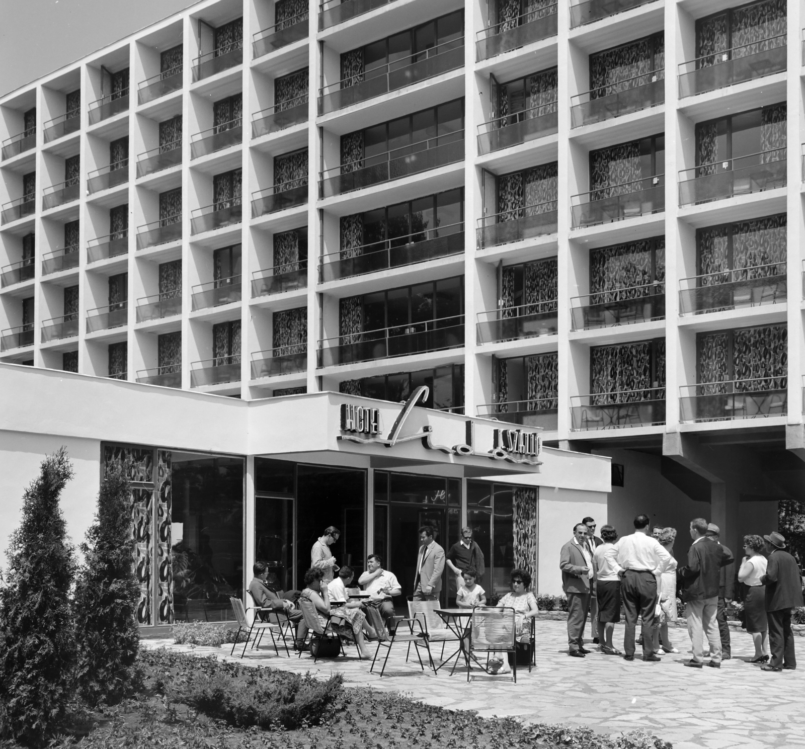 Hungary,Lake Balaton, Siófok, Petőfi sétány, Lidó szálló., 1967, FŐFOTÓ, Fortepan #209108