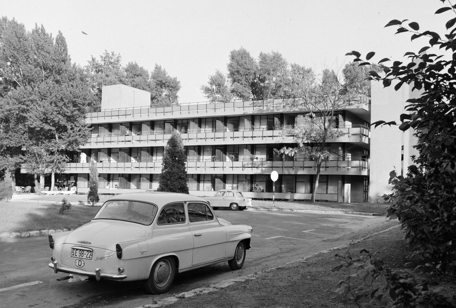 Hungary,Lake Balaton, Siófok, Kinizsi Pál utca 3., Vénusz Hotel., 1967, FŐFOTÓ, Fortepan #209127