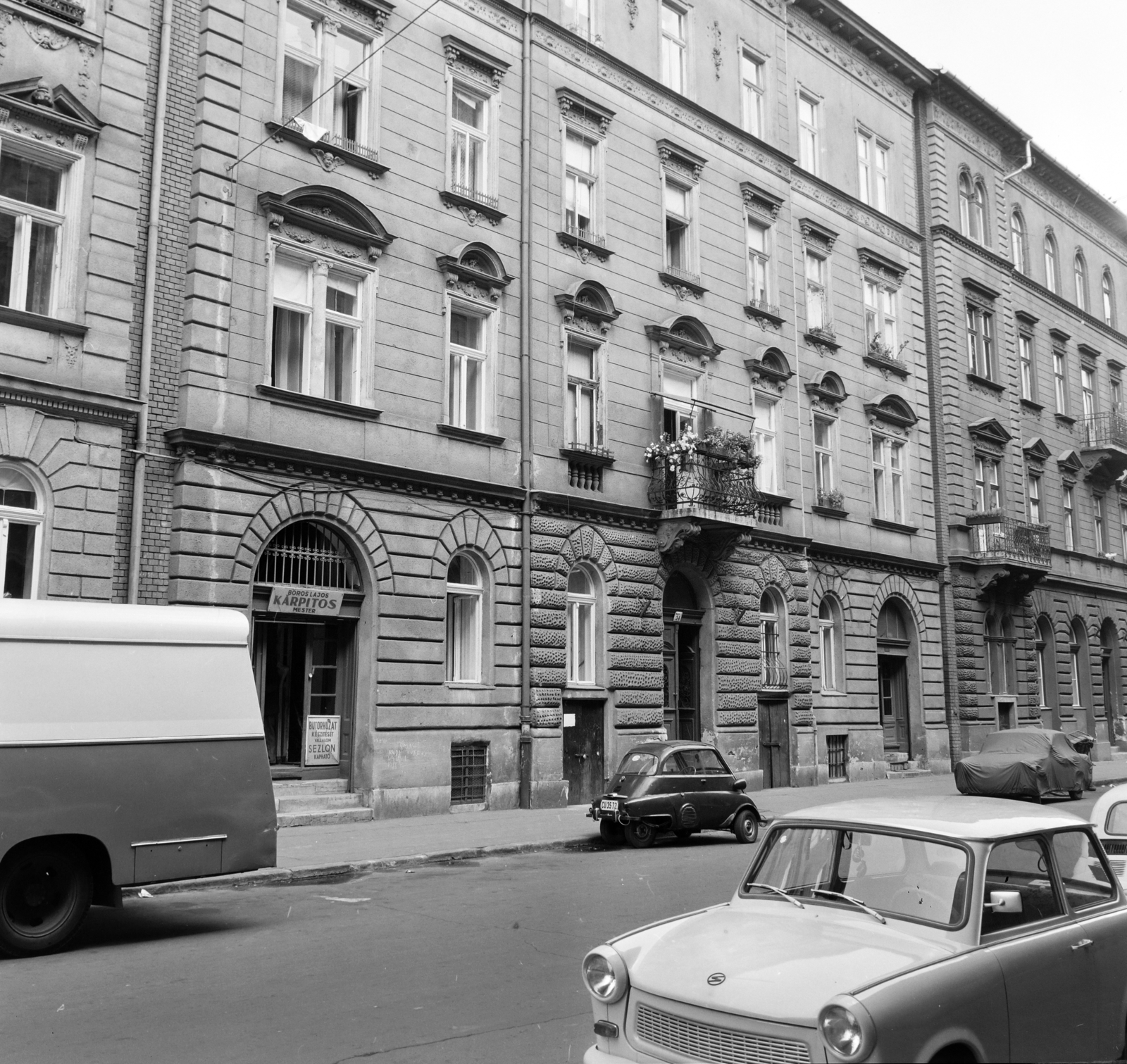 Hungary, Budapest VII., Marek József utca, szemben középen a 34-es számú ház., 1967, FŐFOTÓ, Budapest, Fortepan #209141