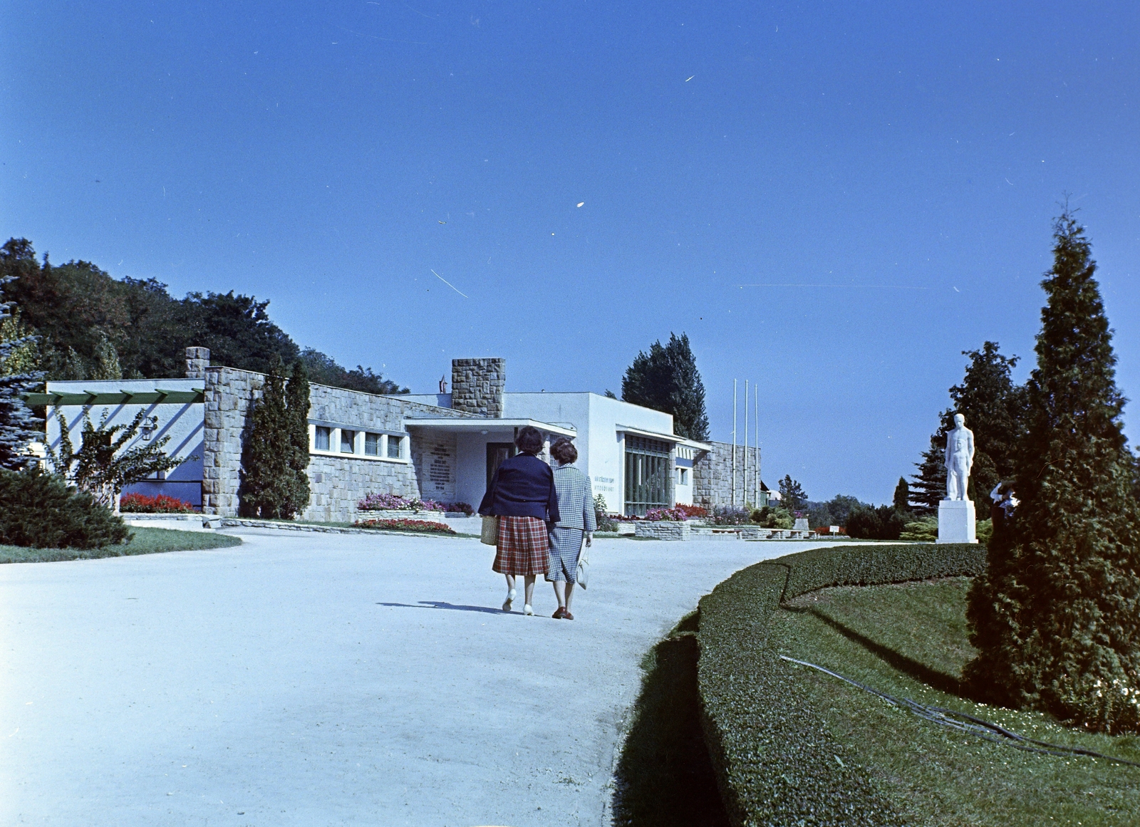 Magyarország, Budapest II., a Gyermekvasút (Úttörővasút) Szépjuhászné (Ságvári liget) állomása., 1961, FŐFOTÓ, Budapest, Fortepan #209148