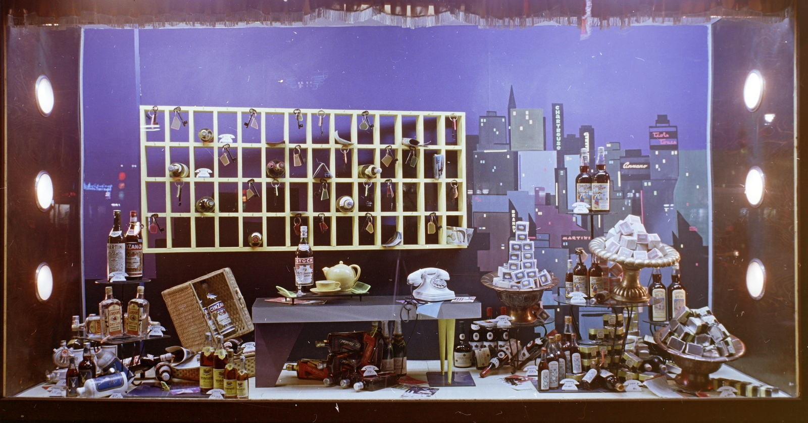1962, FŐFOTÓ, colorful, Show window, food, Fortepan #209165