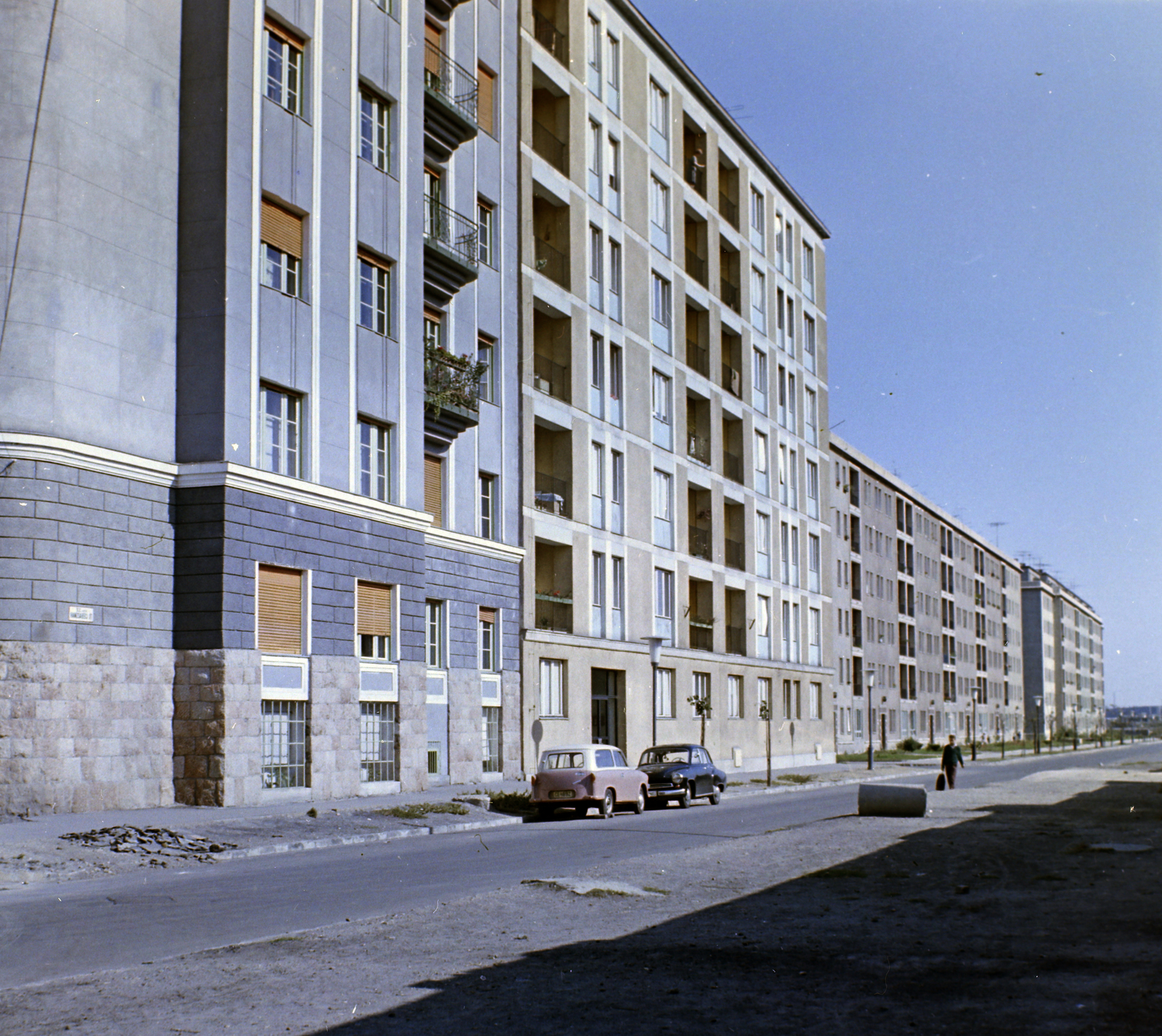 Magyarország, Budapest XI., Hamzsabégi út a Fehérvári út irányából a Budafoki út felé nézve., 1962, FŐFOTÓ, Budapest, színes, Fortepan #209174