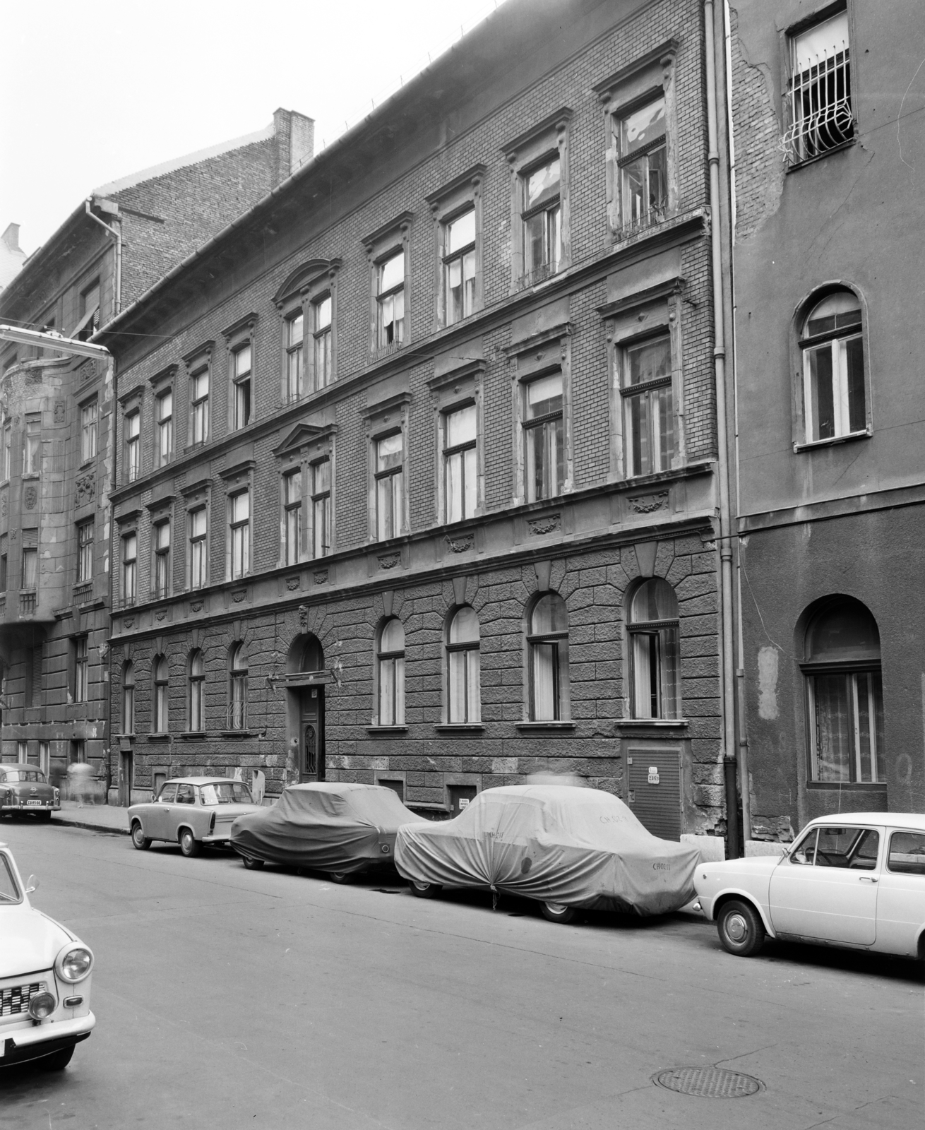 Hungary, Budapest VII., Marek József utca, szemben középen a 15-ös számú ház., 1967, FŐFOTÓ, Budapest, Fortepan #209193