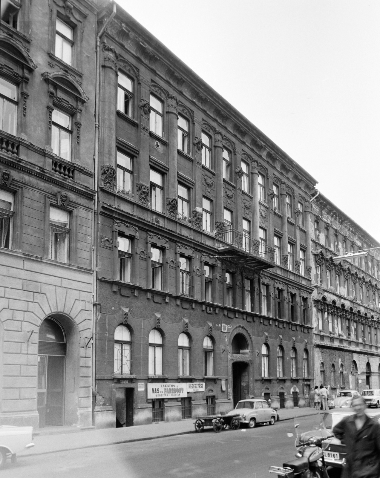 Hungary, Budapest VII., szemben középen a Murányi utca 38-as számú ház., 1967, FŐFOTÓ, Budapest, Fortepan #209201