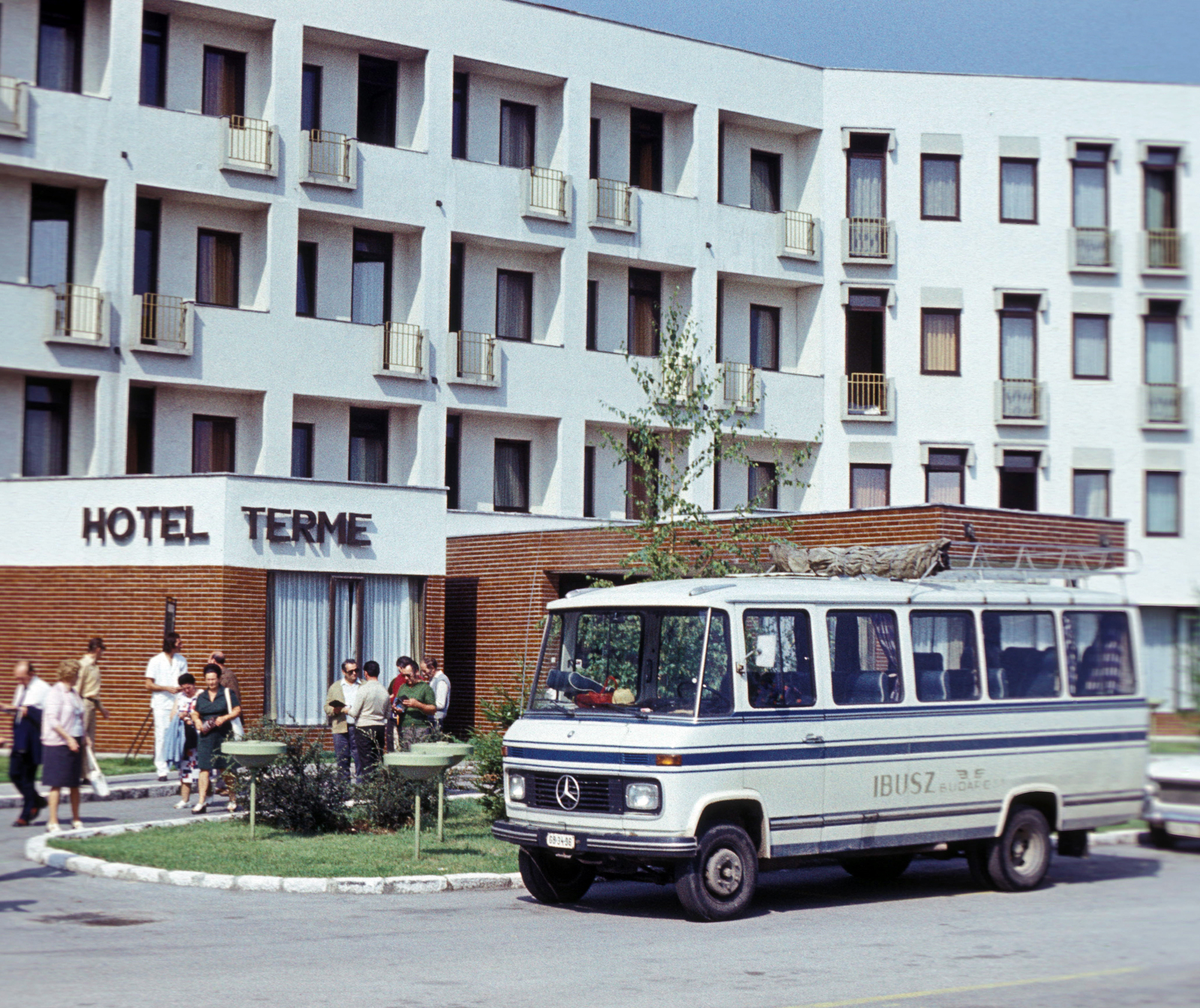 Bosnia and Herzegovina, Hotel.Terme., 1977, Fürdőigazgatóság, Fortepan #210362