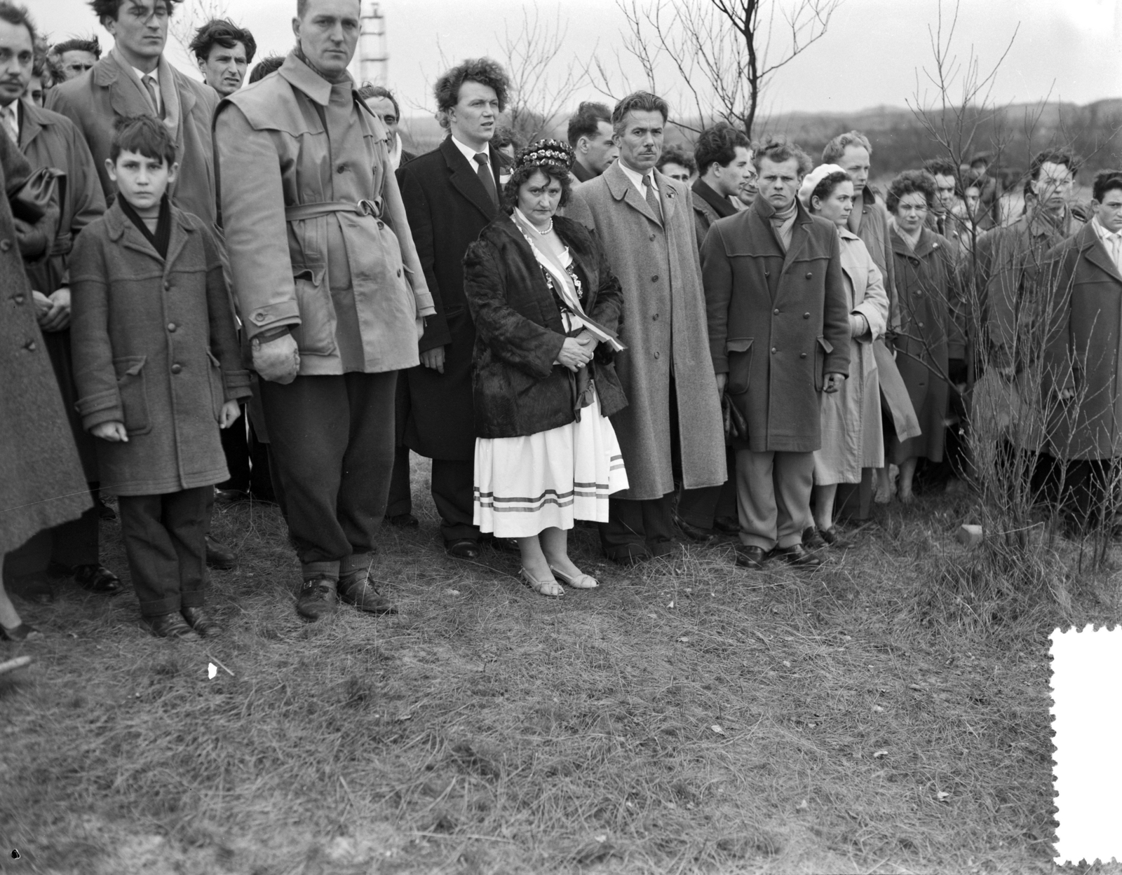 Netherlands, 1956, Fortepan/Album052, raincoat, windbreaker, Fortepan #210542