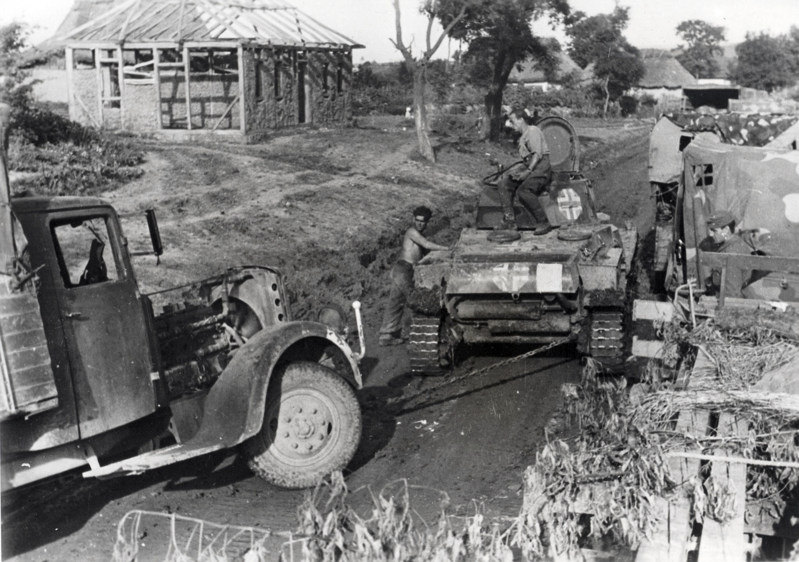 1942, Fortepan/Album052, tank, Fortepan #210567