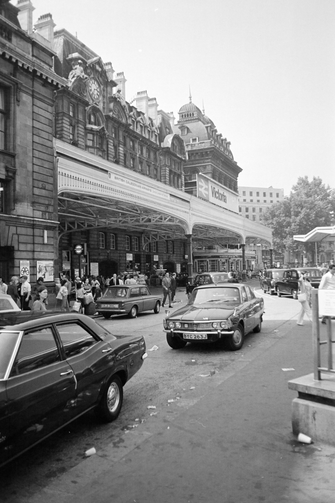 United Kingdom, London, Terminus Place, Victoria pályaudvar., 1973, Jakab Antal, Fortepan #210637