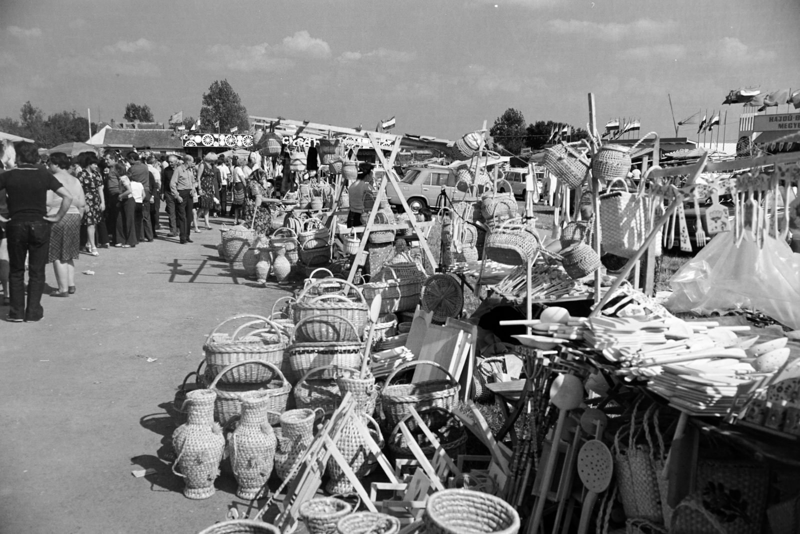 Magyarország, Hortobágy, hídi vásár., 1978, Jakab Antal, Fortepan #210746