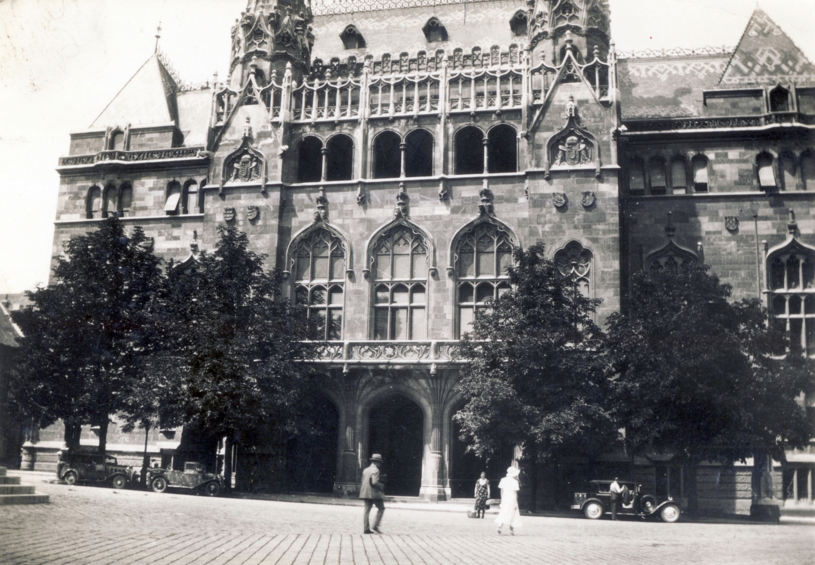 Hungary, Budapest I., Szentháromság tér, Pénzügyminisztérium., 1936, Lajtai László, Budapest, Fortepan #210951