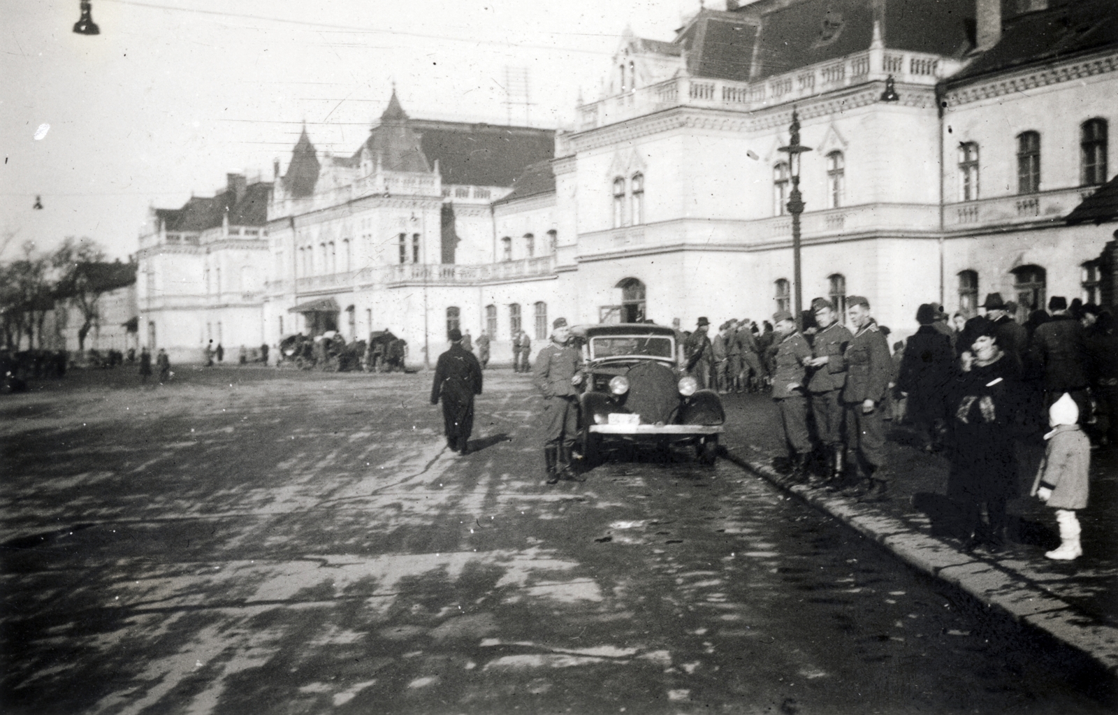 Romania,Transylvania, Oradea, vasútállomás., 1941, Lajtai László, Fortepan #210956