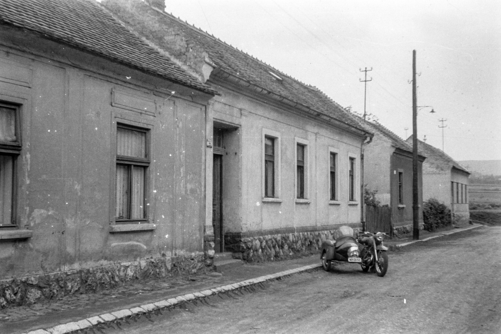 1959, Maróti Zoltán, Izh-brand, motorcycle with sidecar, Izh 56, Fortepan #211003