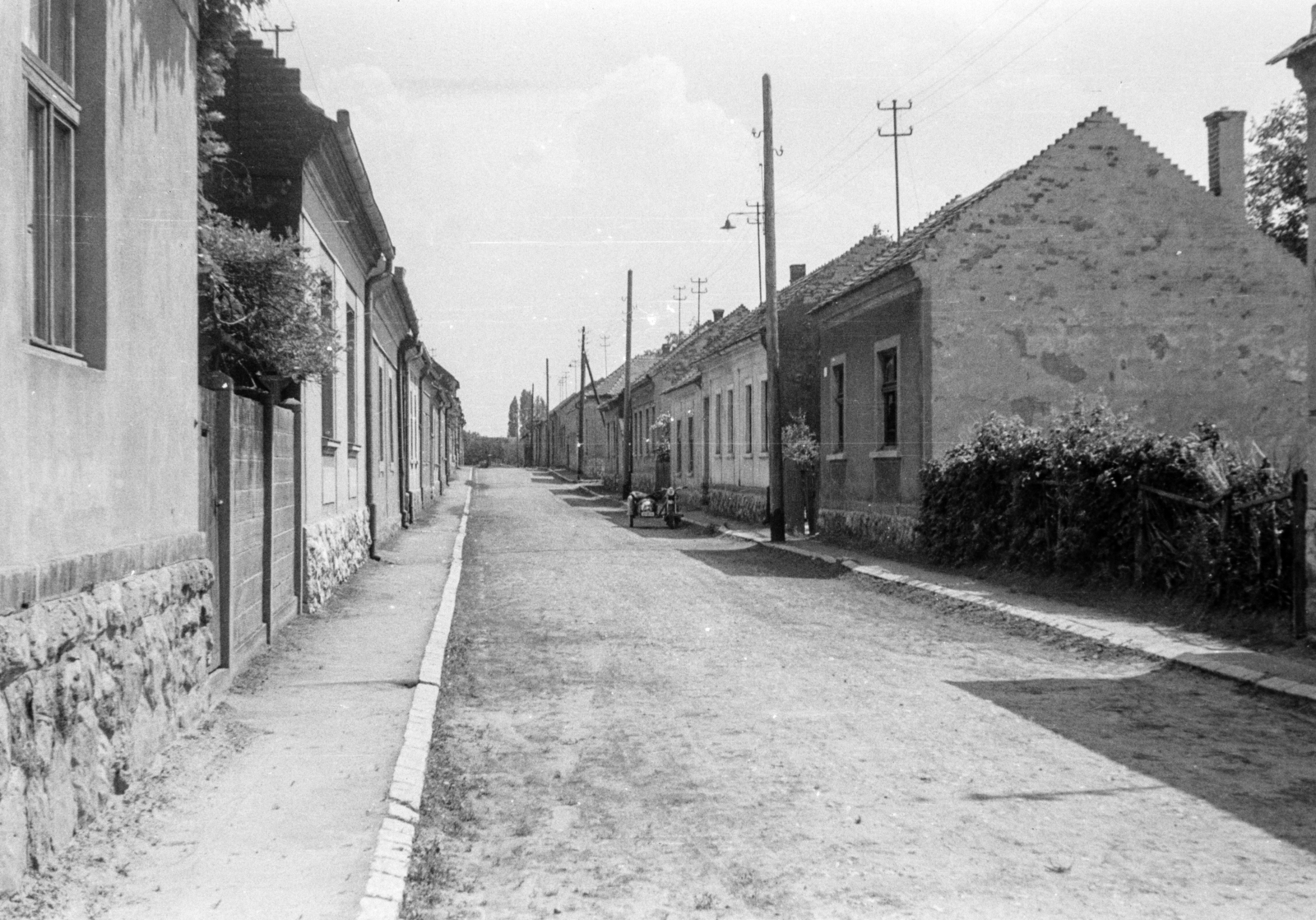 1959, Maróti Zoltán, firewall, house, Fortepan #211006