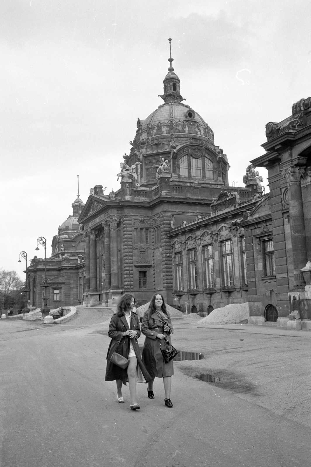 Hungary, Budapest XIV., Széchenyi fürdő., 1972, ETH Zürich, Budapest, Fortepan #211251