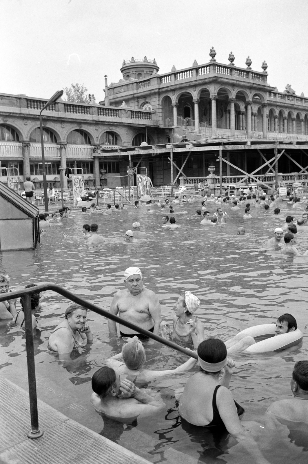 Hungary, Budapest XIV., Széchenyi fürdő., 1972, ETH Zürich, Budapest, Fortepan #211256