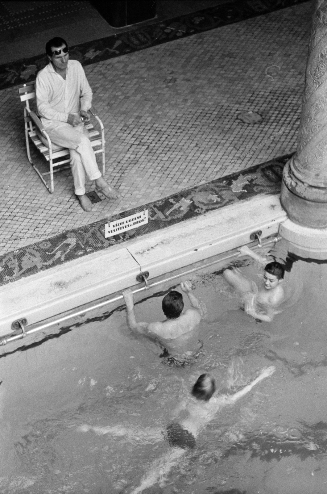 Hungary, Budapest XI., Gellért Gyógyfürdő, pezsgőfürdő., 1972, ETH Zürich, Budapest, Fortepan #211260