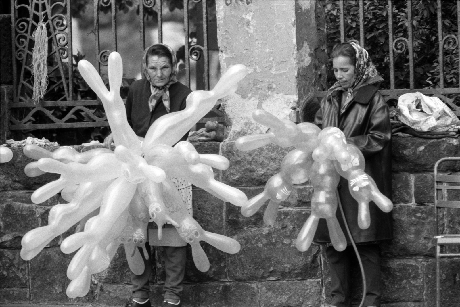 Hungary, Budapest XIV., Gundel Károly (Állatkerti) út a Dózsa György út saroknál., 1972, ETH Zürich, Budapest, baloon, Fortepan #211277